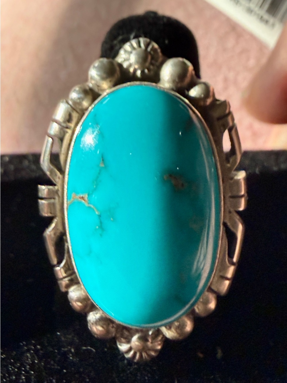 Sterling Silver Turquoise Ring - for live show